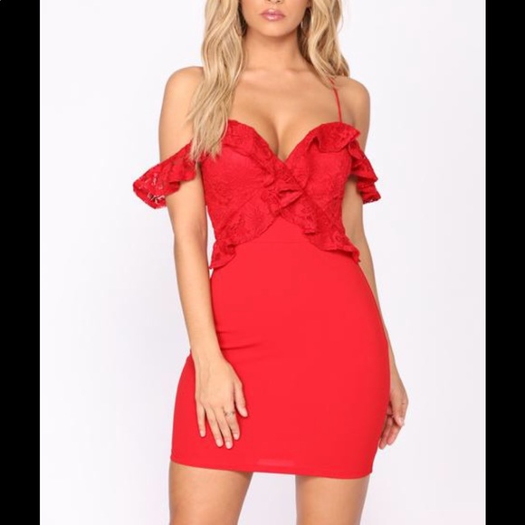 Red FashionNova Dress - Picture 2 of 5